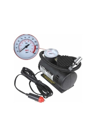 Oto Araç Mini Kompresör Hava Kompresörü 12 V 250 Psı Araba Hava Pompası Lastik Şişirici Taşınabilir Lisinya St