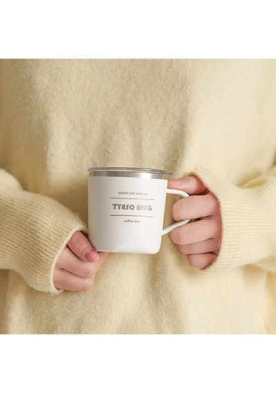 Tyeso Cubic Mug Vakumlu Paslanmaz Çelik Termal Kapaklı 300 ML