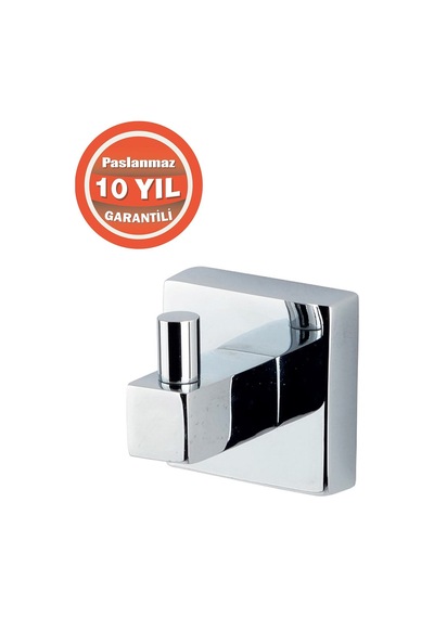 Çelik Banyo Paslanmaz Pirinç Tamay Bornozluk Banyo Askısı Krom