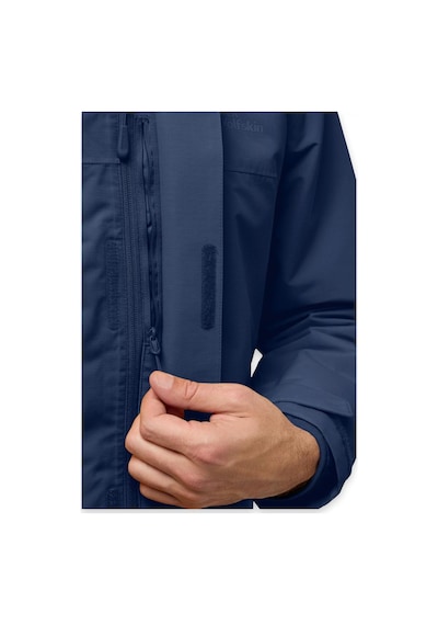 Jack Wolfskin A61864 Altenberg 3ın1 Jkt M Erkek Mont Lacivert