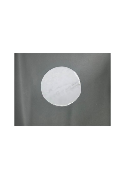 6'lı Paket Kalın Şeffaf Pvc Saksı Altlığı Ve Yüzey Koruyucu Mat - 35 Cm Yuvarlak Beyaz