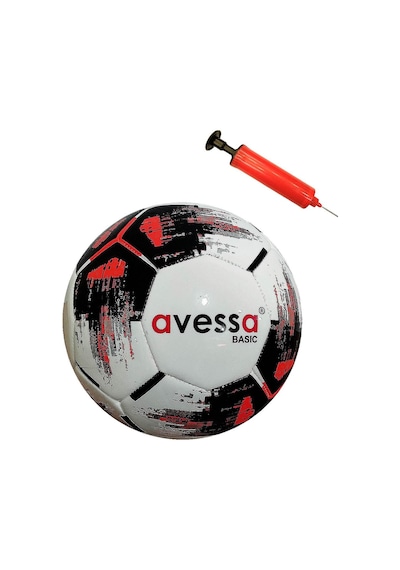 Avessa Basic Futbol Topu Kırmızı No5 Pompalı Kırmızı
