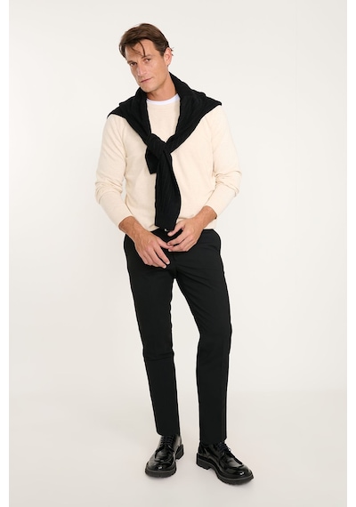 Ac&Co / Altınyıldız Classics Erkek Bej Pamuklu Standart Fit Normal Kesim Bisiklet Yaka Triko Kazak Ac&Co / Altınyıldız Classics Erkek Bej Pamuklu Standart Fit Normal Kesim Bisiklet Yaka Triko Kazak