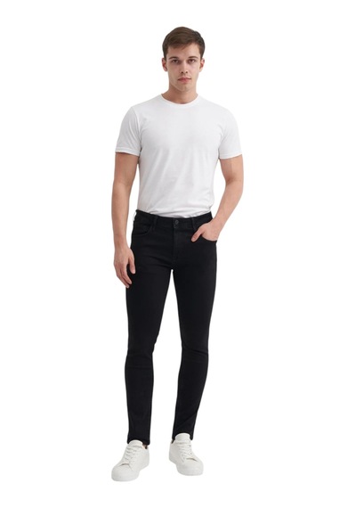 Parker Extra Slim Fit Non Denim Pantolon Normal Bel Normal Paça Siyah