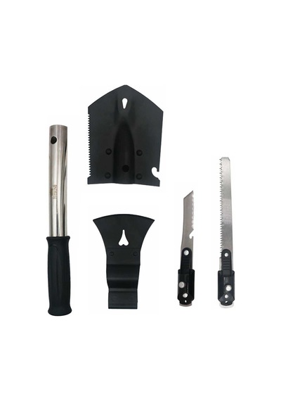 Sterling Multitool Pratik Kamp Seti Balta-kürek-testere-bıçak Siyah