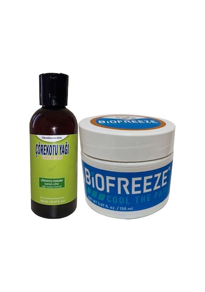 Biofreeze Çörek Otu Yağı 150 Ml + Biofreeze Cool The Paincream 150 Ml / Masaj Seti