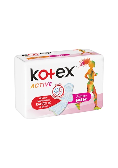 Kotex Active Tekli Uzun 7'li 5'li Avantaj Paketi Mıchu