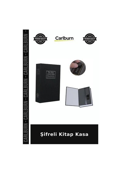 Şifreli Kitap Kasa Güvenlik Kutusu Ev Gereci Korunaklı Kutu