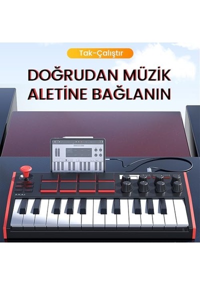 Lightning To Mıdı Usb-b İpad Uyumlu Müzik Enstrüman Kablosu