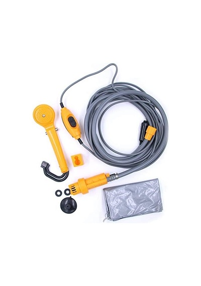 12 V Taşınabilir Seyahat Kamp Araç Oto Duş Seti N11.19
