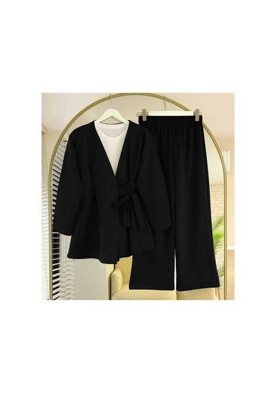 Unika Boutique Kadın İkili Tesettür Takım Siyah
