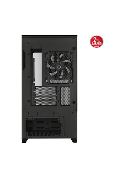 Asus Prıme Ap202 Tg Kompakt Matx Uyumlu, Kavisli Cam Paneli, 420mm Gpu Desteği Ve Patentli Alt Slot