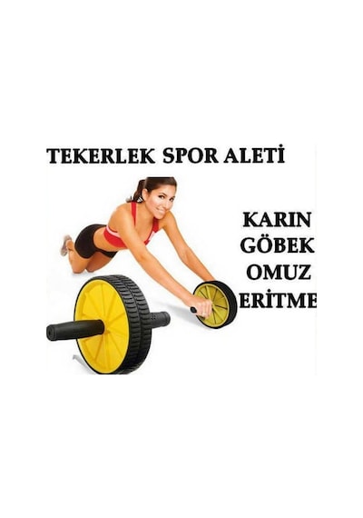 Tekerlekli Vücut Egzersiz Spor Aleti Ab Wheel