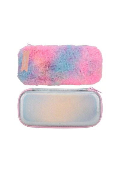 Syloon Eva Pembe-mor Peluş Kalem Kutusu Sd072508 Karışık