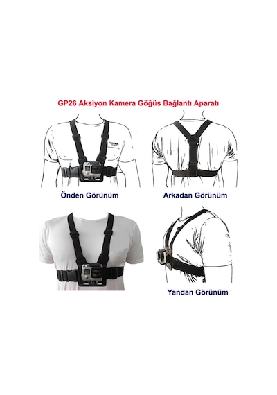 Eken H9r Aksiyon Kamera 10 Parça Aksesuar Başlangıç Seti St010