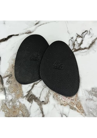 Siyah Ayakkabı Numara Küçültme Pedi, Deri Ön Yarım Tabanlık, Stiletto Kaydırmaz Ayakkabı Tabanlığı, 1 Çift 40-41