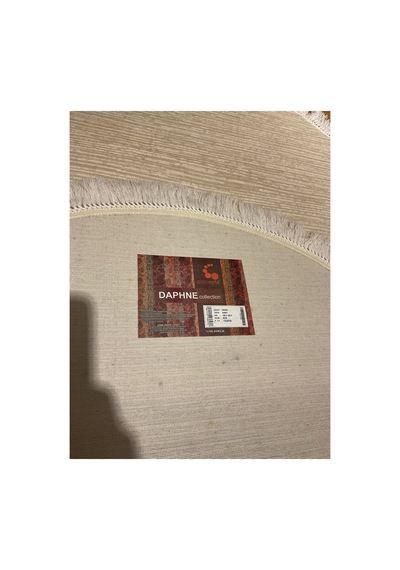 Daphne 02900a Bej Oval Halı Çok Renkli