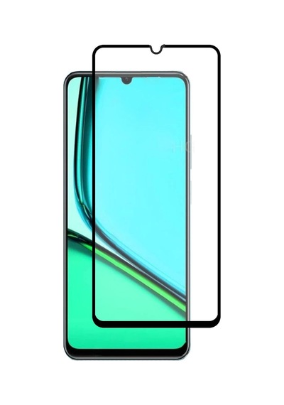 Forzacase Realme C51s İle Uyumlu Çerçeveli Tam Kaplayan Temperli Ekran Koruyucu - Fc003