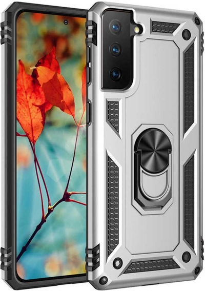 Galaxy S21 Kılıf Zore Vega Kapak Gri