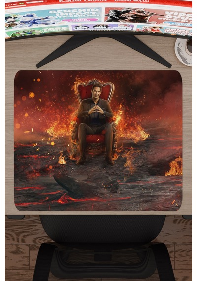Lucifer V1 48x40 Xl Gaming Kauçuk Kaymaz Taban Mouse Pad Fare Altlığı