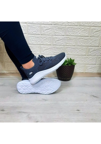 M.p 1501 Füme Renk Fuspetli Rahat Ve Hafif Bayan Spor Ayakkabı 001