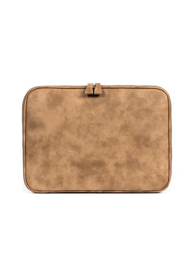 Mussen Arvo - Macbook Neo Air Ve Pro - Laptop Çantası & Kılıfı 13", 13.3", 13.6" Ve 14" İnç Koyu Vizon Raven