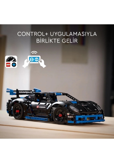 LEGO® Technic Porsche GT4 e-Performance Yarış Arabası 42176 – 10 Yaş ve Üzeri Çocuklar İçin Oyuncak Uzaktan Kumandalı Araba Yapım Seti(834P)