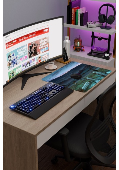 Vinland Saga Anime V2 - 48x40 Xl Gaming Kauçuk Kaymaz Taban Mouse Pad Fare Altlığı