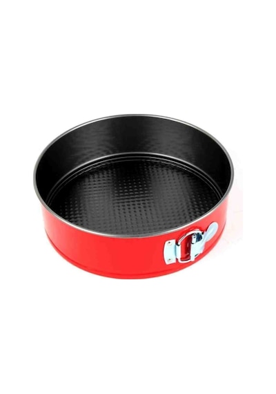 Kelepçeli Yuvarlak Kalp Kare Şeklinde Metal  Pasta Kek Kalıbı Set