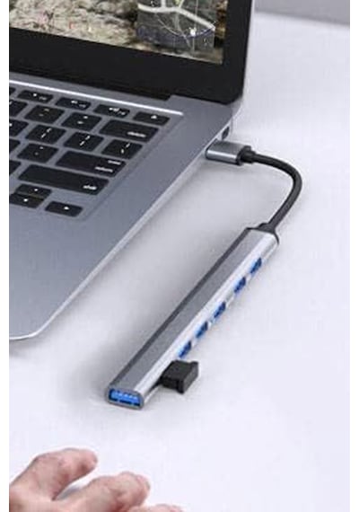 1 Portu 7 Porta Dönüştüren Zarif Usb Çoklayıcı Usb Port Çoğaltma Aparatı Cihazı