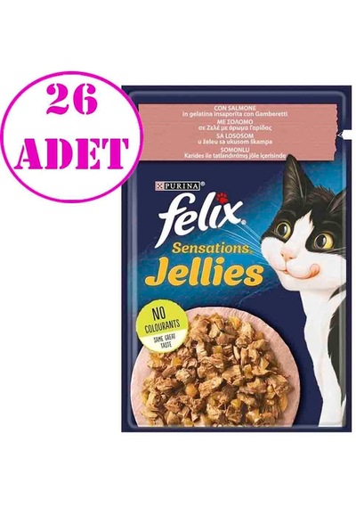 Purina Felix Somonlu Ve Karidesli Yaş Kedi Maması 85 Gr 26 Ad