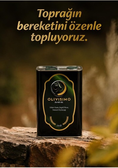 Olivisimo Erken Hasat Soğuk Sıkım Natürel Sızma Zeytinyağı 2 Lt