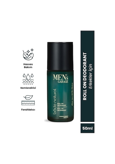 Bade Natural Men's Garage Roll-On Deodorant 50 ML