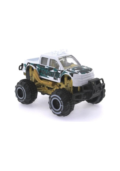 Çek Bırak Mini Off Road Beyaz Polis Aracı