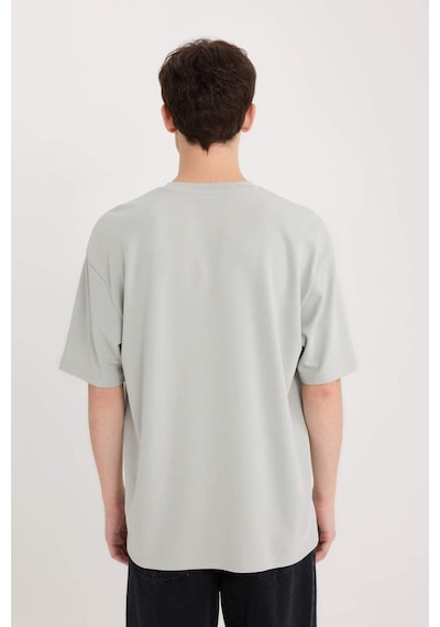 DeFacto Oversize Geniş Kalıp Ütü Gerektirmeyen Bisiklet Yaka Kısa Kollu Basic Düz Ağır Kumaş Tişört X3926AZ25SPGN1255 DeFacto Oversize Geniş Kalıp Ütü Gerektirmeyen Bisiklet Yaka Kısa Kollu Basic Düz Ağır Kumaş Tişört X3926AZ25SPGN1255