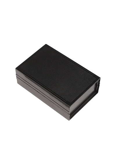 Plastik Elektronik Proje Kutusu 150mm X 100mm X 50mm Siyah Devre Prototip Güç Kaynağı