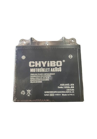 Chyibo 12n9l-bs 12v 9ah Motosiklet Aküsü 1 Koli 10 Adet 137 76 134