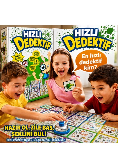 Hızlı Dedektif Eğlenceli Ve Gizem Dolu Zenginleştirilmiş Dedektiflik Oyunu