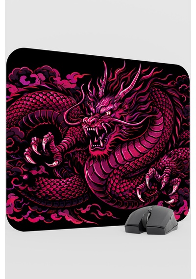 Ejderha Pembe V4 48x40 Xl Gaming Kauçuk Kaymaz Taban Mouse Pad Fare Altlığı