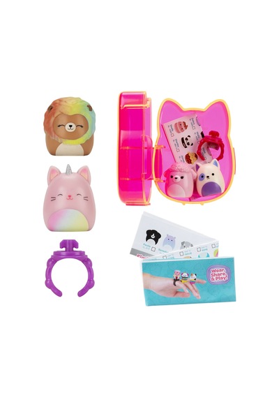 Squishmallows Squish-a-longs 2 Figür + Yüzük Sürpriz Paket Seri 2 Al0048-s2
