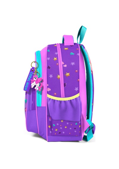 Coral High Kids Mor Pembe Unicorn Dondurma Desenli Üç Bölmeli Okul Sırt Çantası 14421 Mor - Pembe
