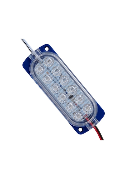 Powermaster 24 Volt 1.2 W  2835 Parlak Yanıp Sönen Mavi Modül Led