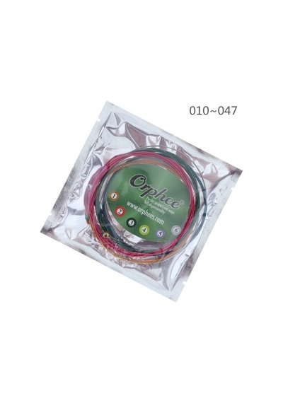 Orphee Tx620-C Renkli 10-47 Akustik Gitar Tel Seti-Pena