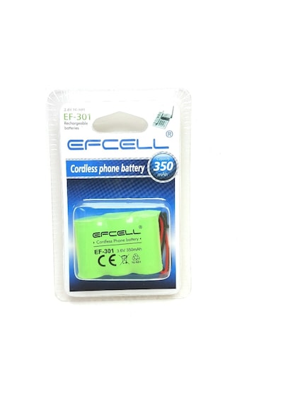 Efcell 3.6V 350 Mah Ni-Mh Şarjlı Telsiz Telefon Pili Ef-301