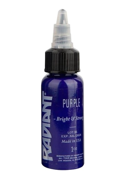 Purple - Radiant Tattoo Dövme Boyası - 1oz/30ml