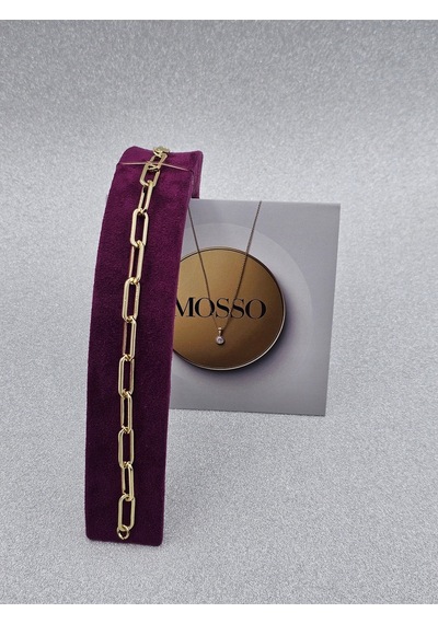 Xuping Zincir Model Çelik Bileklik Gold Renk Altın