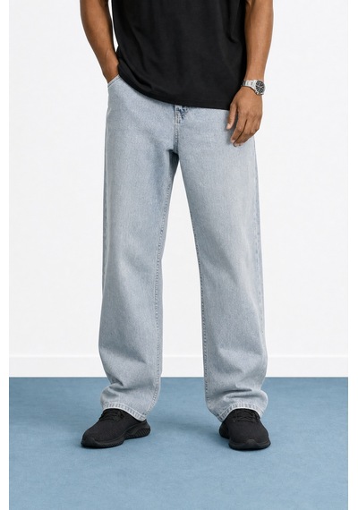 Respire Erkek Washed Baggy Pantolon Buz Mavi Buz Mavisi