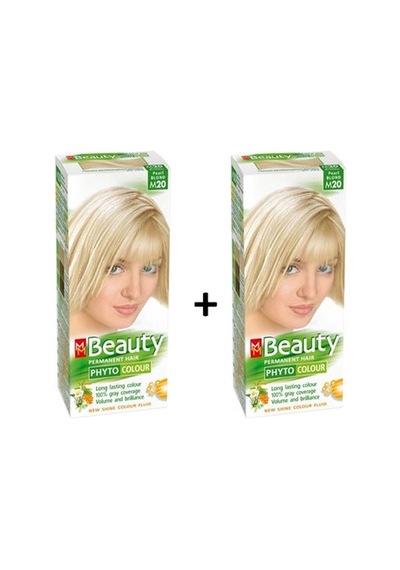 Mm Beauty Bitkisel Saç Boyası Küllü Sarı M20 - 2 Adet (464063486)