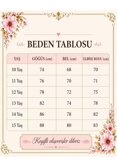 Erkut Kız Çocuk Abiye Siyah Krep Kumaş Taş Detaylı Korse Görünümlü Abiye Elbise 10-15 Yaş