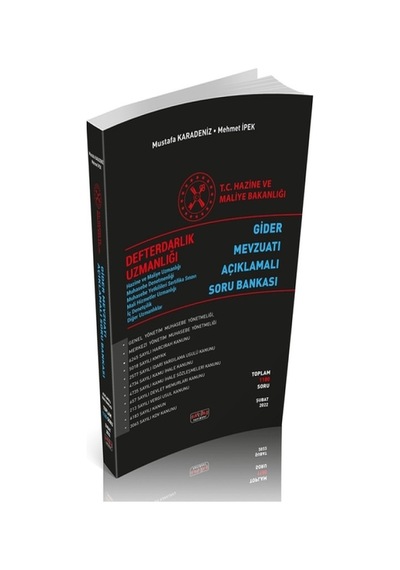 Defterdarlık Uzmanlığı Gider Mevzuatı Açıklamalı Soru Bankası Savaş Yayınları 2022 - Savaş Yayınevi